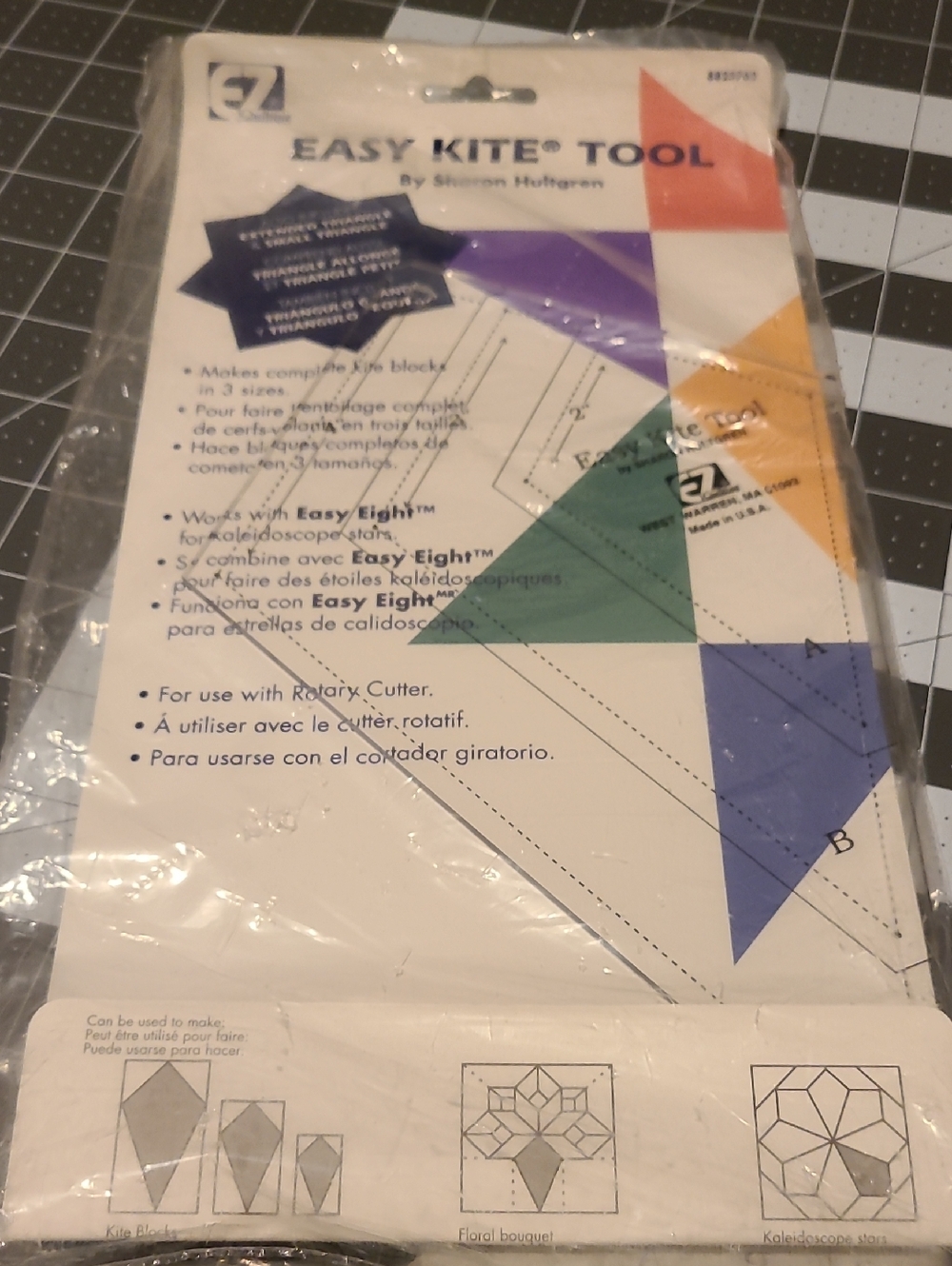 Easy Kite Tool By Hultgren Template Quilting Sewing 8823762 Blocks